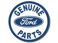 Enseigne Ford en métal ronde / Parts